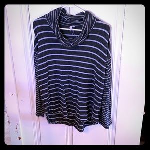 Striped Scoop Neck Sweater